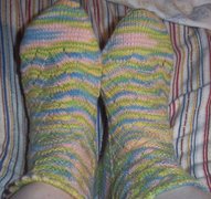 Monkey socks, Posh yarns Lucia